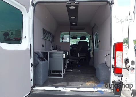 2022 Ram Promaster 1500 High Roof 136 Wb из США, поврежденный, VIN 3C6LRVBG5NE112972